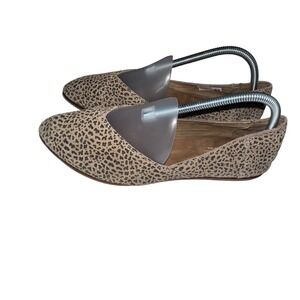TOMS Womens Leopard Print Pointed Toe Jutti Flats Shoes Size 9.5